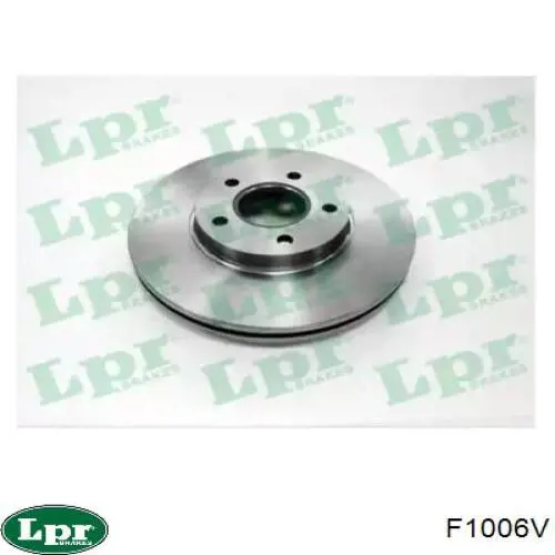 Гальмівні диски передні F1006V LPR