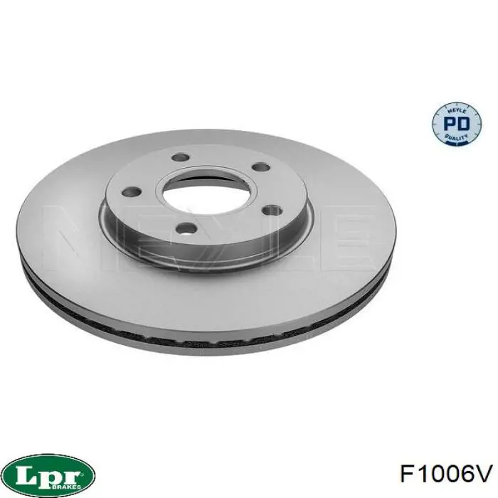 Диск переднього гальма LPR F1006V ціна, від 36.43 USD