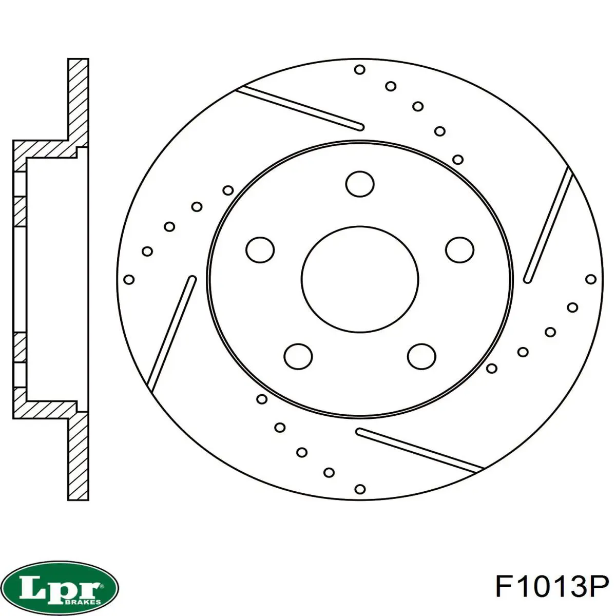 Гальмівні диски F1013P LPR