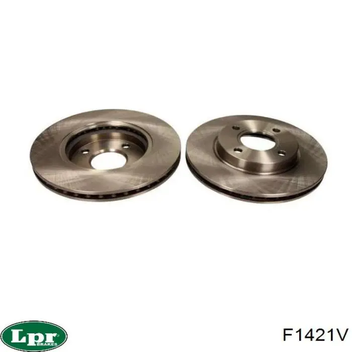 Диск переднього гальма LPR F1421V ціна, від 26.70 USD