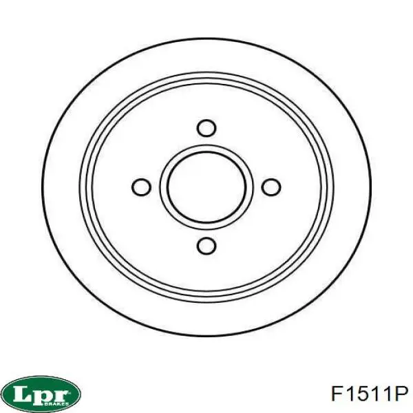 Задні дискові гальма LPR F1511P ціна, від 22.37 USD