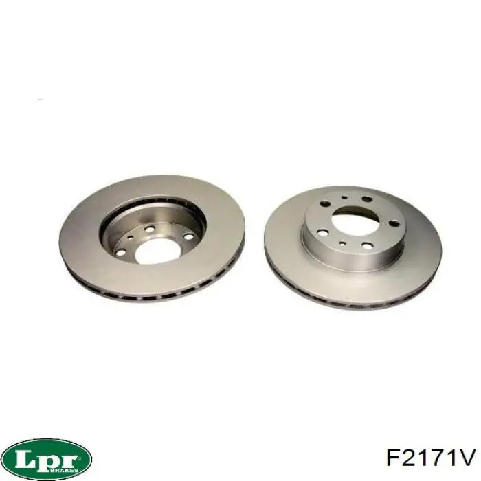 Диск переднього гальма LPR F2171V ціна, від 34.53 USD