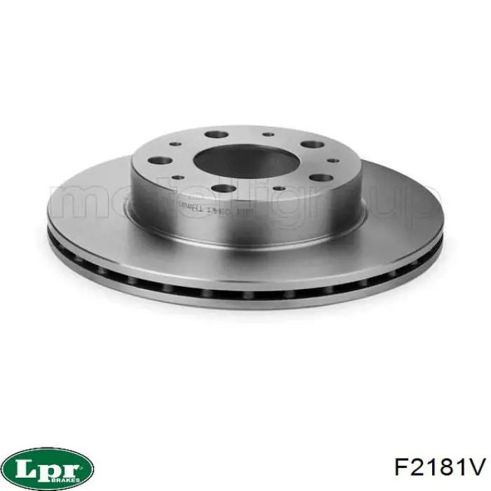 Диск переднього гальма LPR F2181V ціна, від 36.74 USD