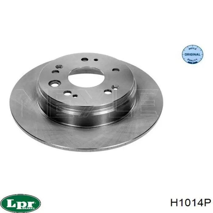 H1014P LPR диск гальмівний задній