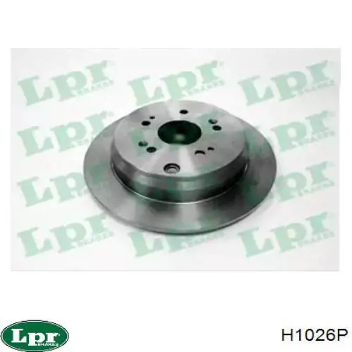 H1026P LPR диск гальмівний задній