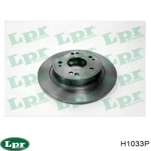H1033P LPR диск гальмівний задній