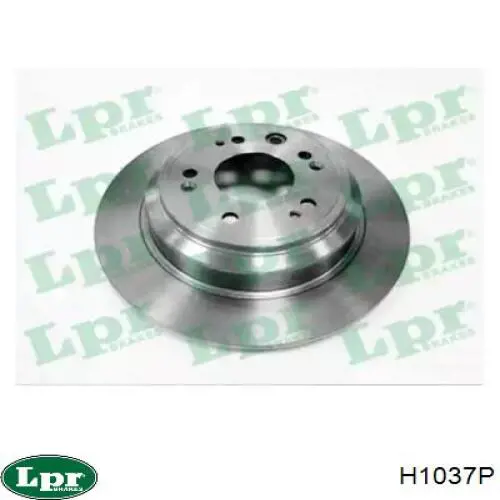 Купити H1037P LPR Диск заднього гальма