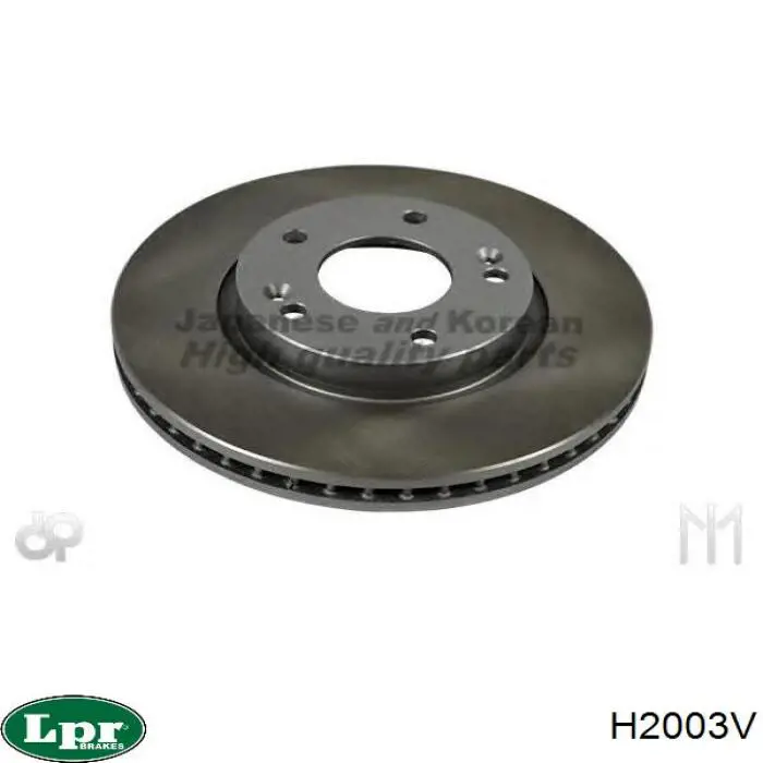 Диск переднього гальма LPR H2003V ціна, від 42.81 USD
