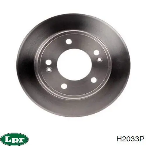 H2033P LPR диск гальмівний задній