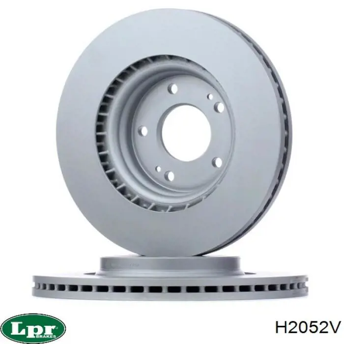 Диск переднього гальма LPR H2052V ціна, від 46.31 USD