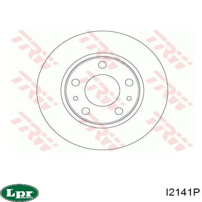 Диск переднього гальма LPR I2141P ціна, від 38.11 USD