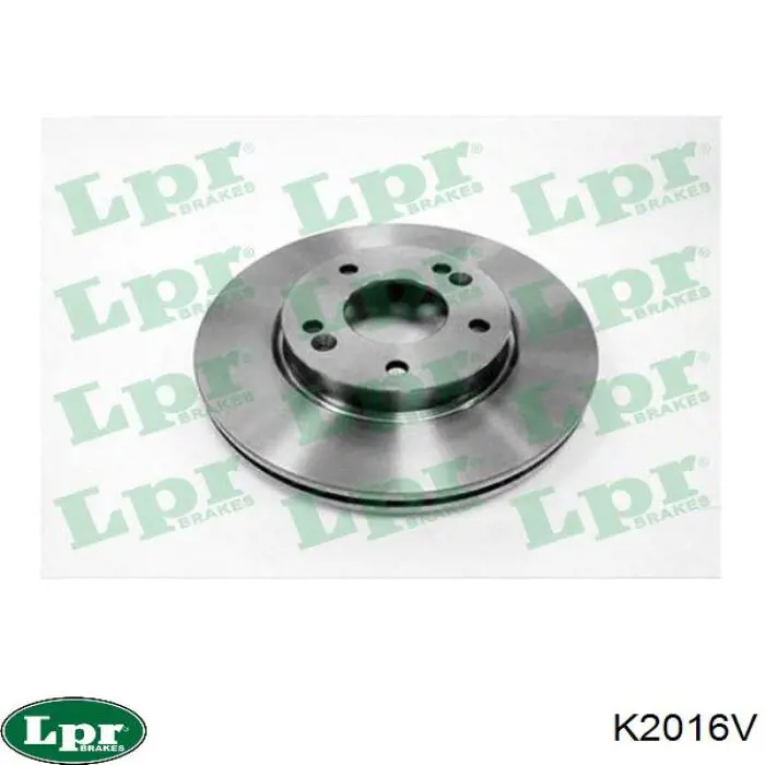 K2016V LPR диск гальмівний передній