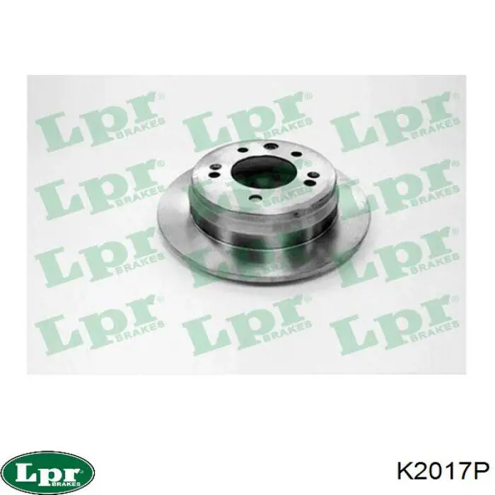 K2017P LPR диск гальмівний задній