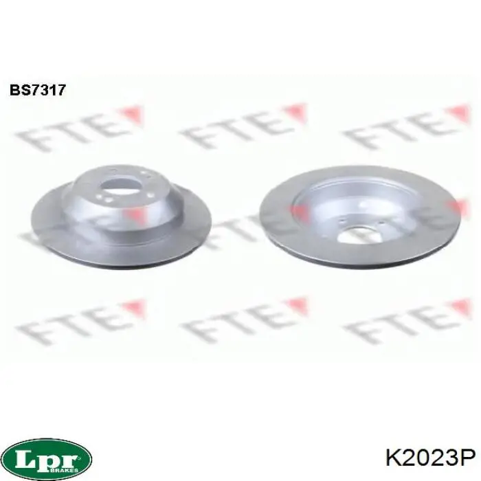 Задні дискові гальма LPR K2023P ціна, від 33.40 USD