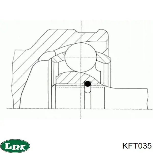 KFT035 LPR шрус зовнішній передній