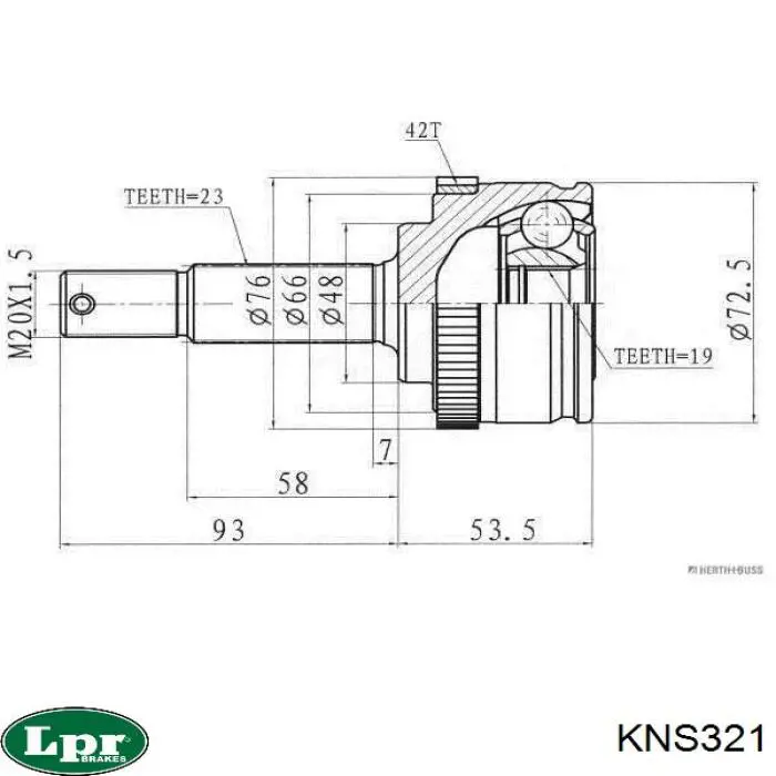 KNS321 LPR Граната зовнішня