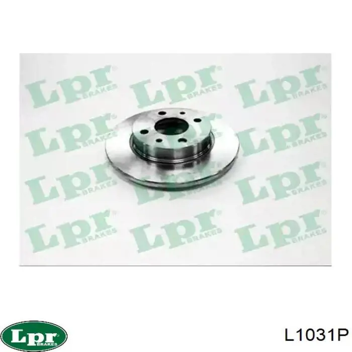 Диск переднього гальма LPR L1031P ціна, від 17.60 USD