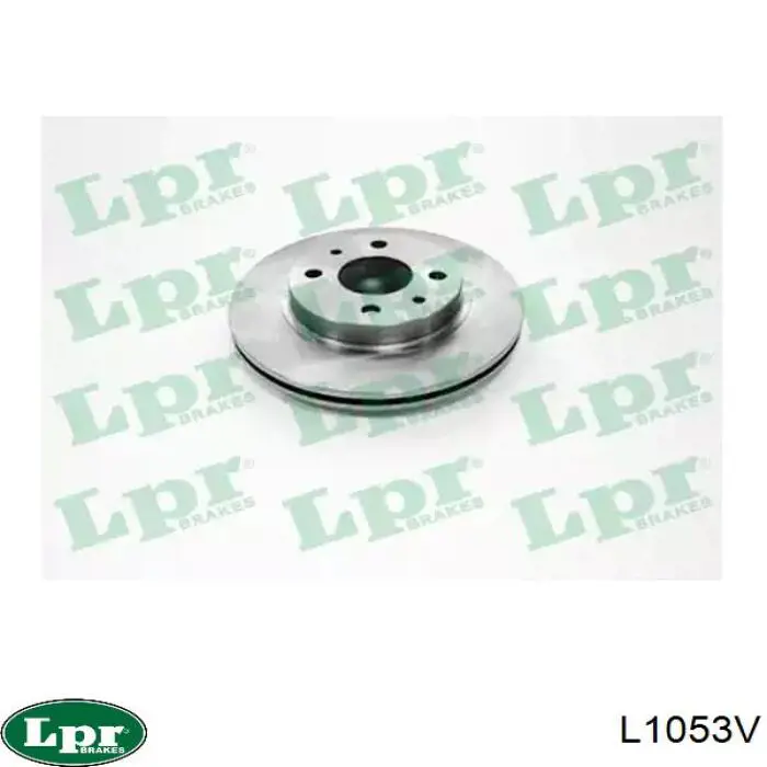 Диск переднього гальма LPR L1053V ціна, від 21.35 USD