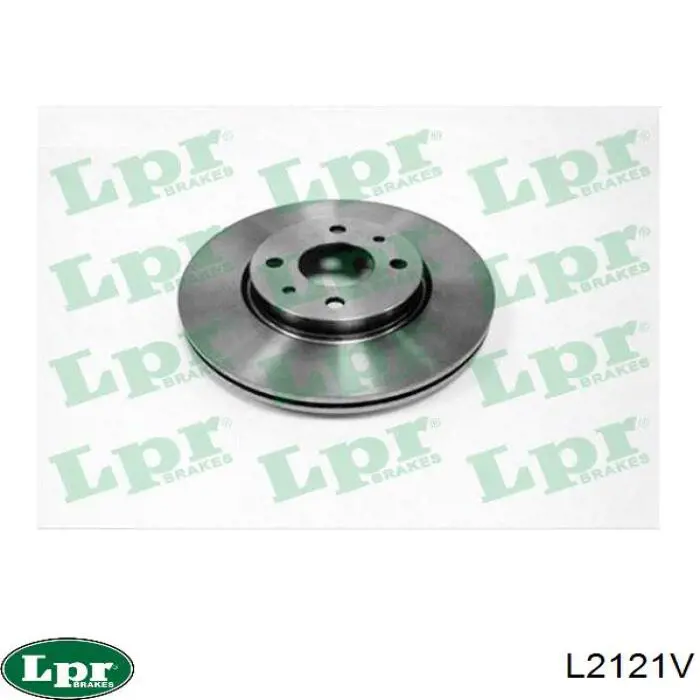 L2121V LPR диск гальмівний передній