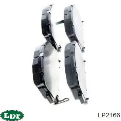 Гальмівні колодки LPR LP2166 ціна, від 23.17 USD