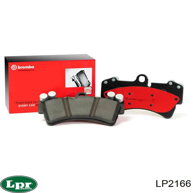 Передні тормозні колодки LP2166 LPR