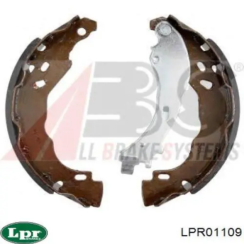 Колодки гальмові задні, барабанні LPR01109 LPR