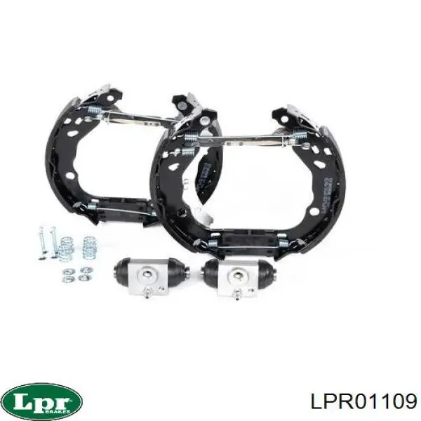 LPR01109 LPR Колодки гальмівні задні, барабанні