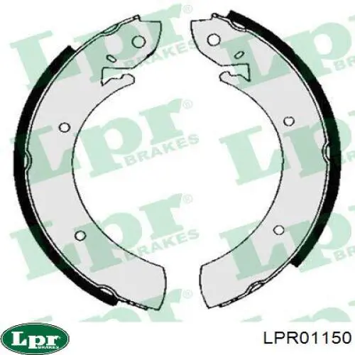 Колодки гальмові задні, барабанні LPR01150 LPR