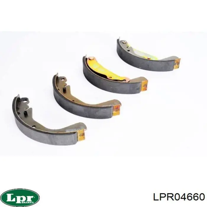 LPR04660 LPR Колодки гальмівні задні, барабанні