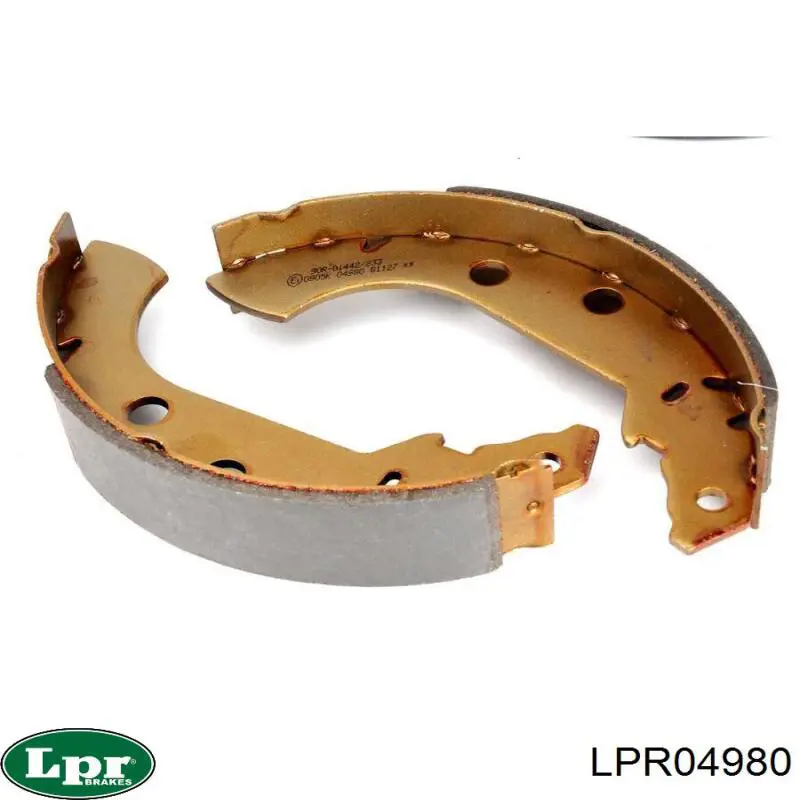 LPR04980 LPR колодки гальмові задні, барабанні