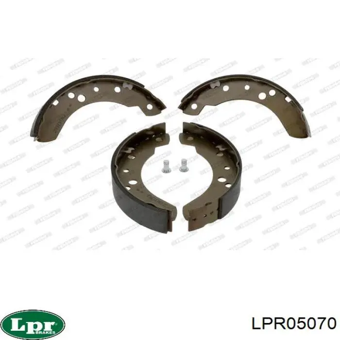 Колодки гальмові задні, барабанні LPR LPR05070 ціна, від 16.91 USD