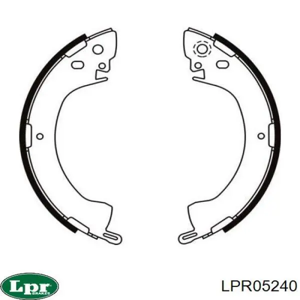 Колодки гальмові задні, барабанні LPR LPR05240 ціна, від 26.24 USD