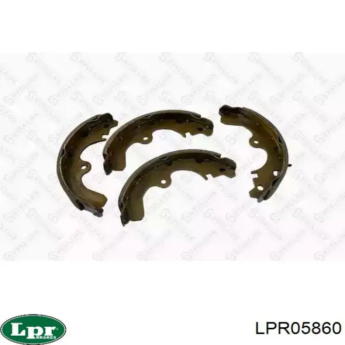 Купити LPR05860 LPR Колодки гальмові задні, барабанні