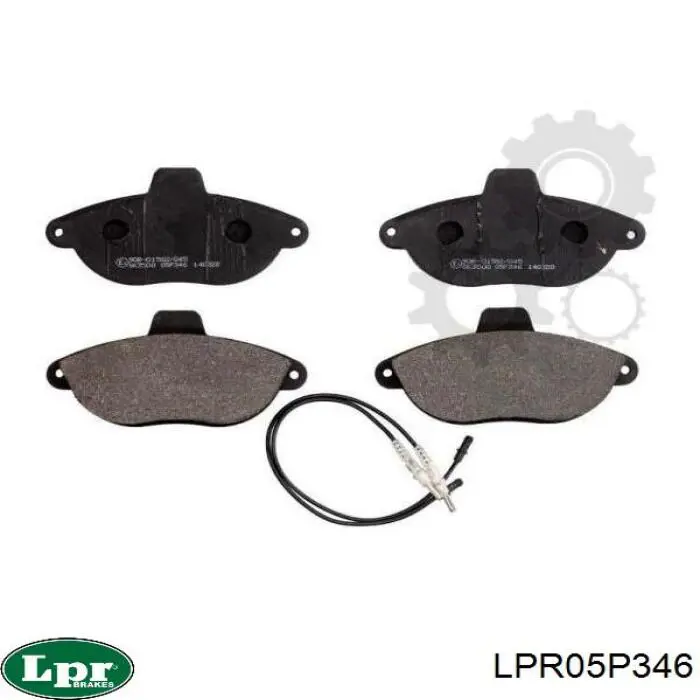 Передні тормозні колодки LPR05P346 LPR