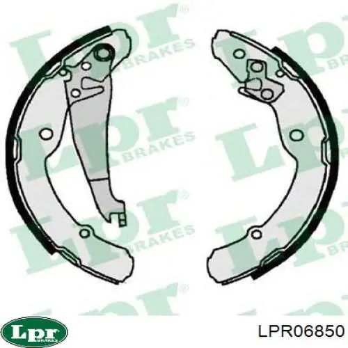 Колодки гальмові задні, барабанні LPR LPR06850 ціна, від 18.85 USD
