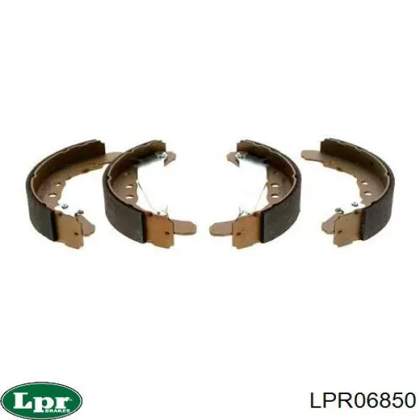 LPR06850 LPR Колодки гальмівні задні, барабанні