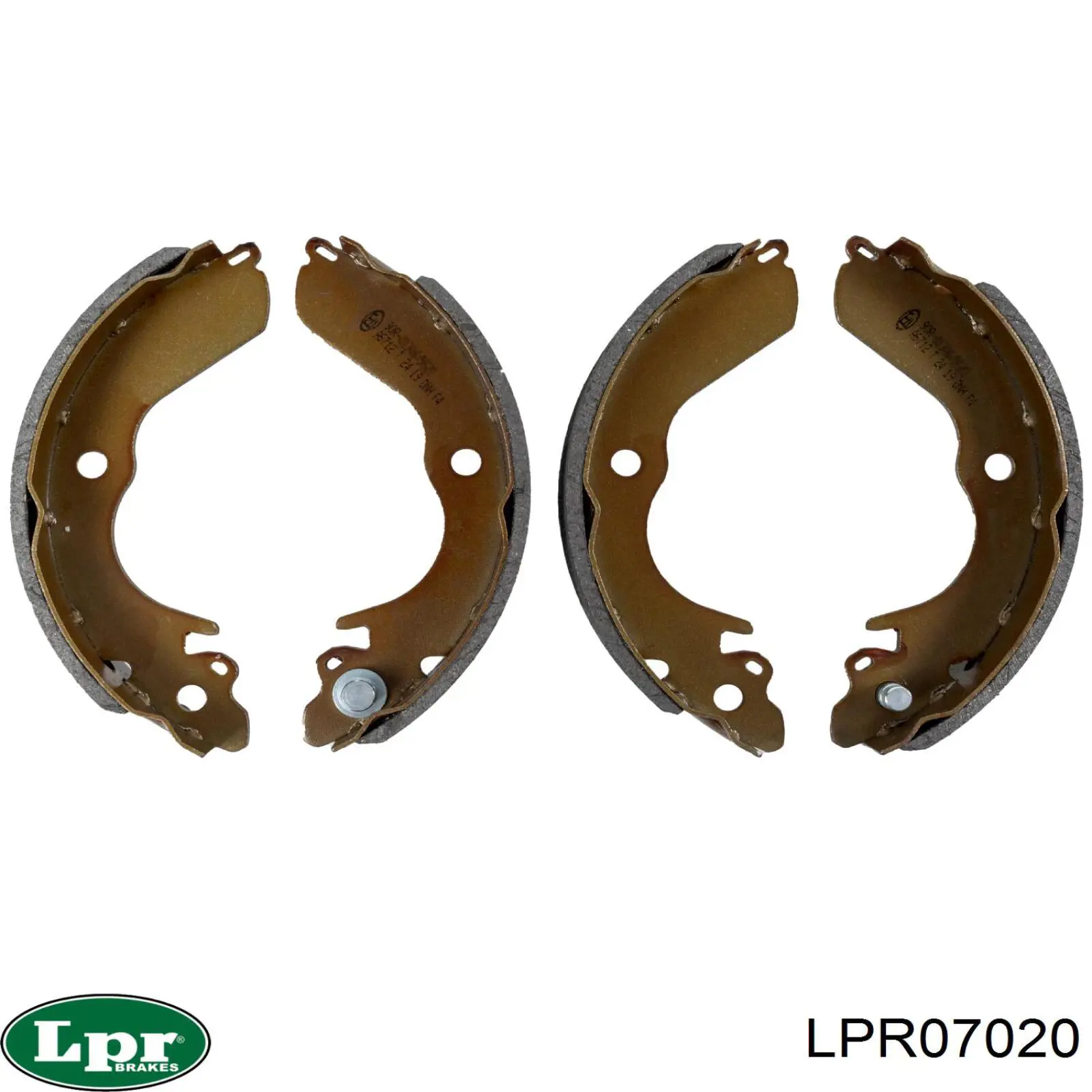 Колодки гальмові задні, барабанні LPR LPR07020 ціна, від 15.67 USD