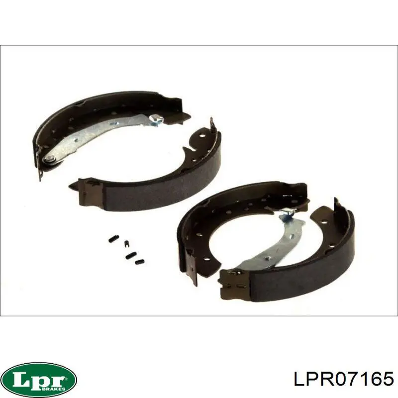 LPR07165 LPR колодки гальмові задні, барабанні