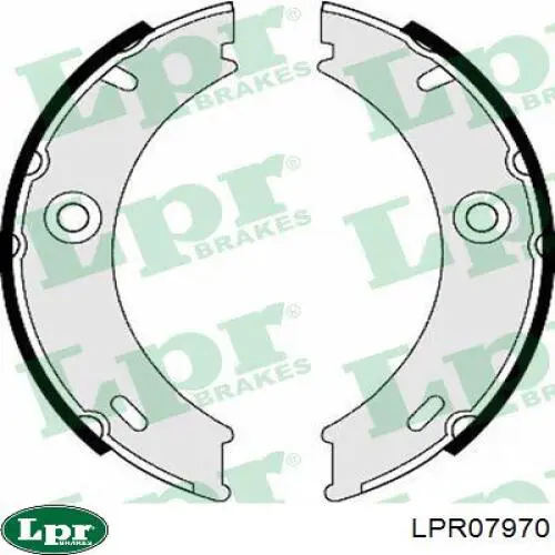 Колодки ручника LPR07970 LPR