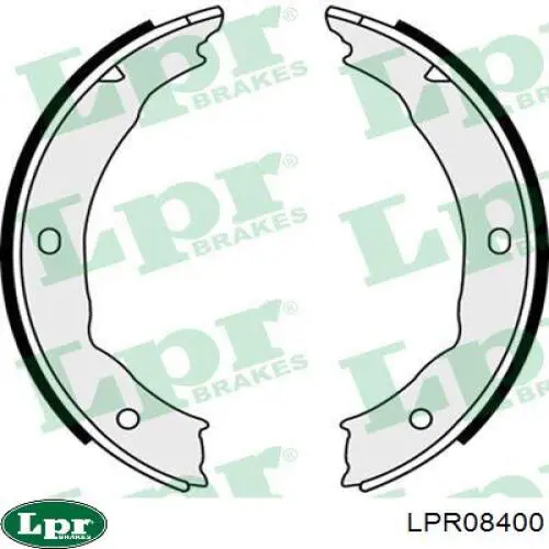 LPR08400 LPR колодки ручника/стоянкового гальма