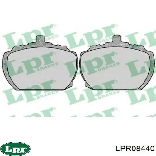 LPR08440 LPR Колодки гальмівні задні, барабанні