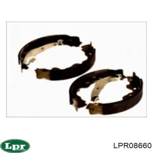 Купити LPR08660 LPR Колодки гальмові задні, барабанні