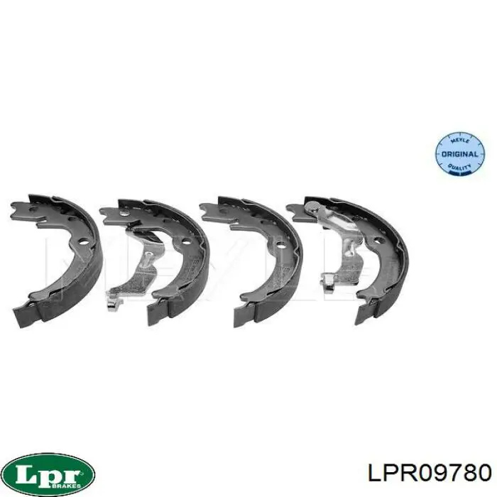 Колодки ручника LPR09780 LPR