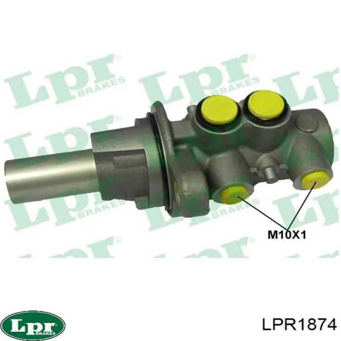 Циліндр головний гальма (Гідротормоз) LPR LPR1874 ціна, від 38.94 USD