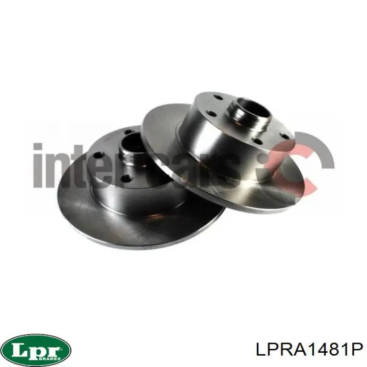 LPRA1481P LPR диск гальмівний задній
