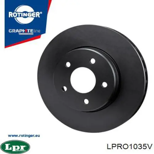 LPRO1035V LPR диск гальмівний передній