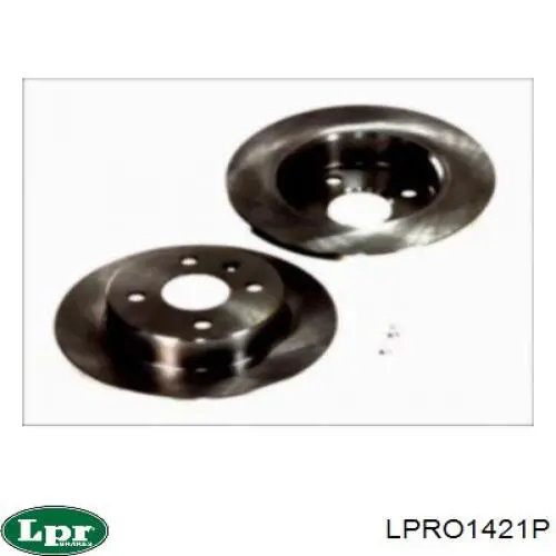 LPRO1421P LPR диск гальмівний задній