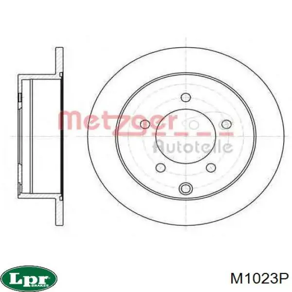 M1023P LPR Дискові гальма