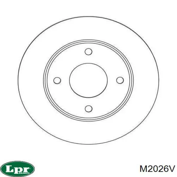Купити M2026V LPR Ротор гальмівний