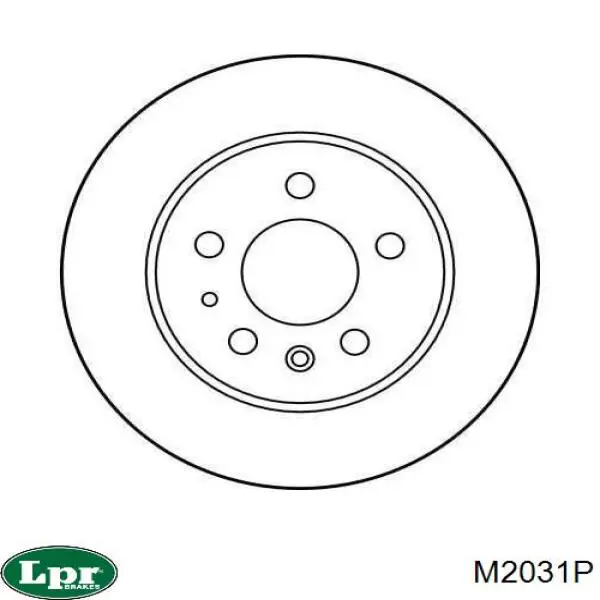 Диск гальмівний задній LPR M2031P